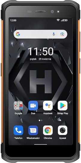Hammer Iron 4 Dual SIM (4GB/32GB) Resistant Smartphone Black / Orange view 2