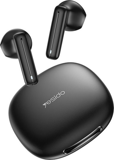 Yesido TWS25 In-ear Bluetooth Handsfree Earphones with Charging Case Black view 1