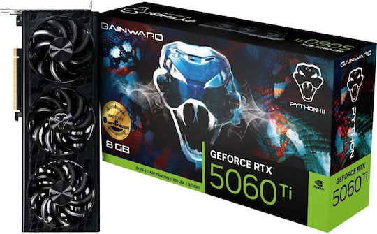 Gainward GeForce RTX 5060 Ti 8GB GDDR7 Python III OC Graphics Card view 1