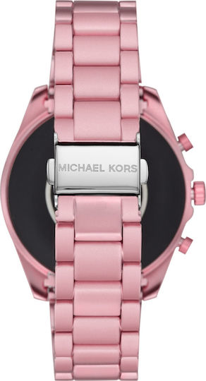 Michael Kors Bradshaw Stainless Steel 44mm Smartwatch (Pink) view 3