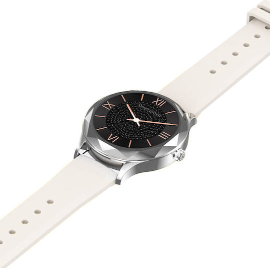 Pacific 27-3 50mm Smartwatch with Heart Rate Monitor (Silver) view 4