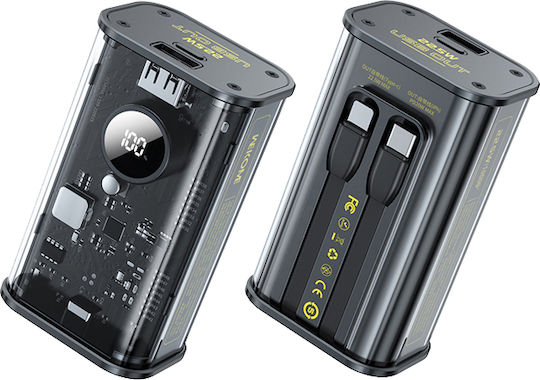 WK Wp-345 Power Bank 10000mAh 20W Power Delivery Black