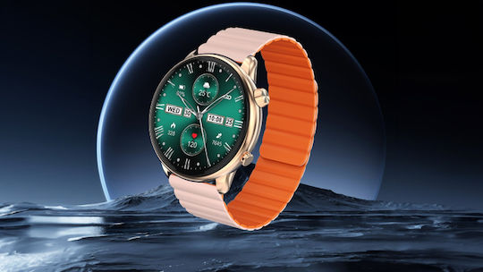 Imiki Holo TG2 46mm Smartwatch with Heart Rate Monitor (Gold) view 2