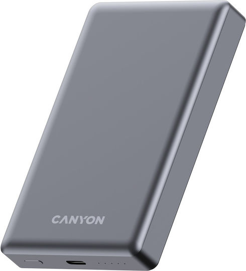 Canyon OnPower 510 MagSafe 10000mAh 20W with USB-C Port Power Delivery Gray vue 2