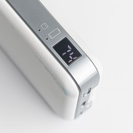 Forever MATB-300 Power Bank 10000mAh with USB-C Port White Ansicht 5