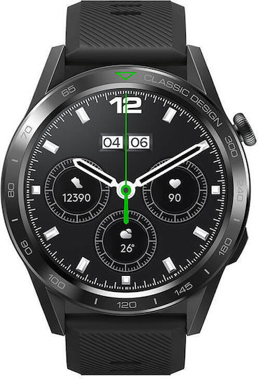Zeblaze Btalk 3 44mm Smartwatch with Heart Rate Monitor (Black) vue 2