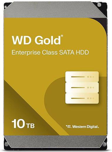 Western Digital Gold Enterprise Class 10TB HDD Hard Drive 3.5" SATA III 7200rpm with 512MB Cache for Server WD103KRYZ view 3