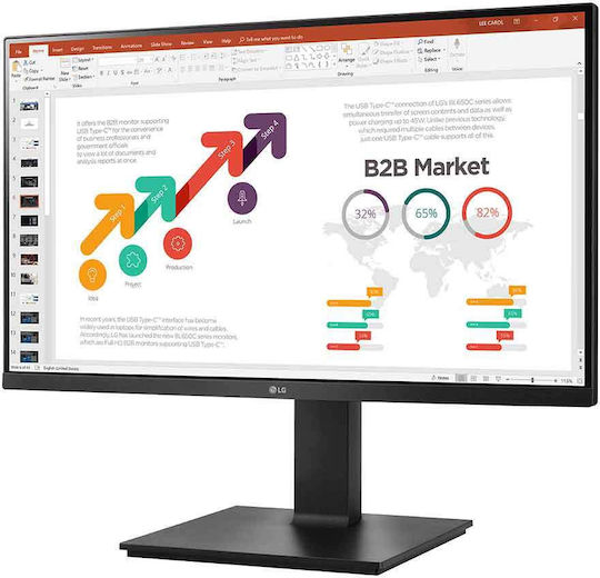 LG 24BP45SP-B IPS Monitor 23.8" FHD 1920x1080 view 2