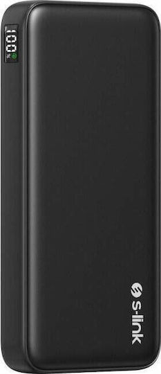 S-Link P311L Power Bank 10000mAh with 2 USB-A Ports Power Delivery Black view 2