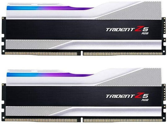 G.Skill Trident Z5 RGB DDR5 64GB RAM with 2x32GB Modules for Desktop F5-6400J3239G32GX2-TZ5RS