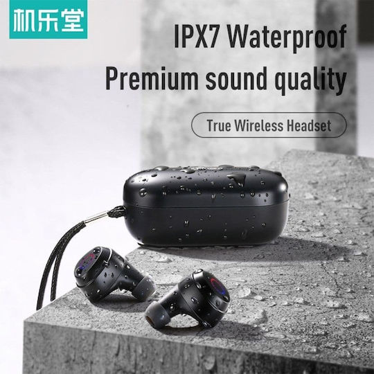 Joyroom JR-TL10 In-ear Bluetooth Handsfree Earphones with Charging Case White view 3