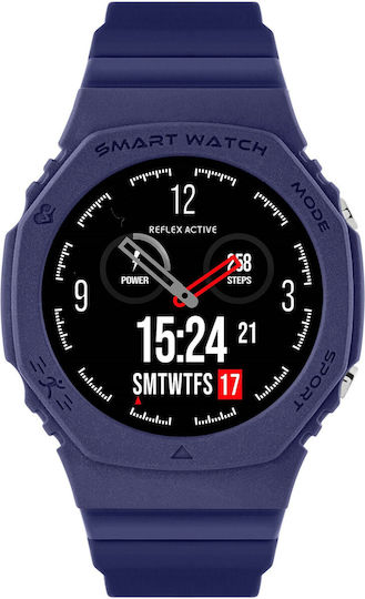 Reflex Active Series 26 42mm Smartwatch with Heart Rate Monitor (Blue) view 2