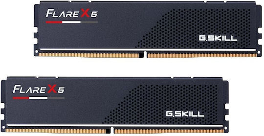 G.Skill Flare X5 DDR5 32GB RAM with 2x16GB Modules and Speed 6000 for Desktop F5-6000J2836G16GX2-FX5