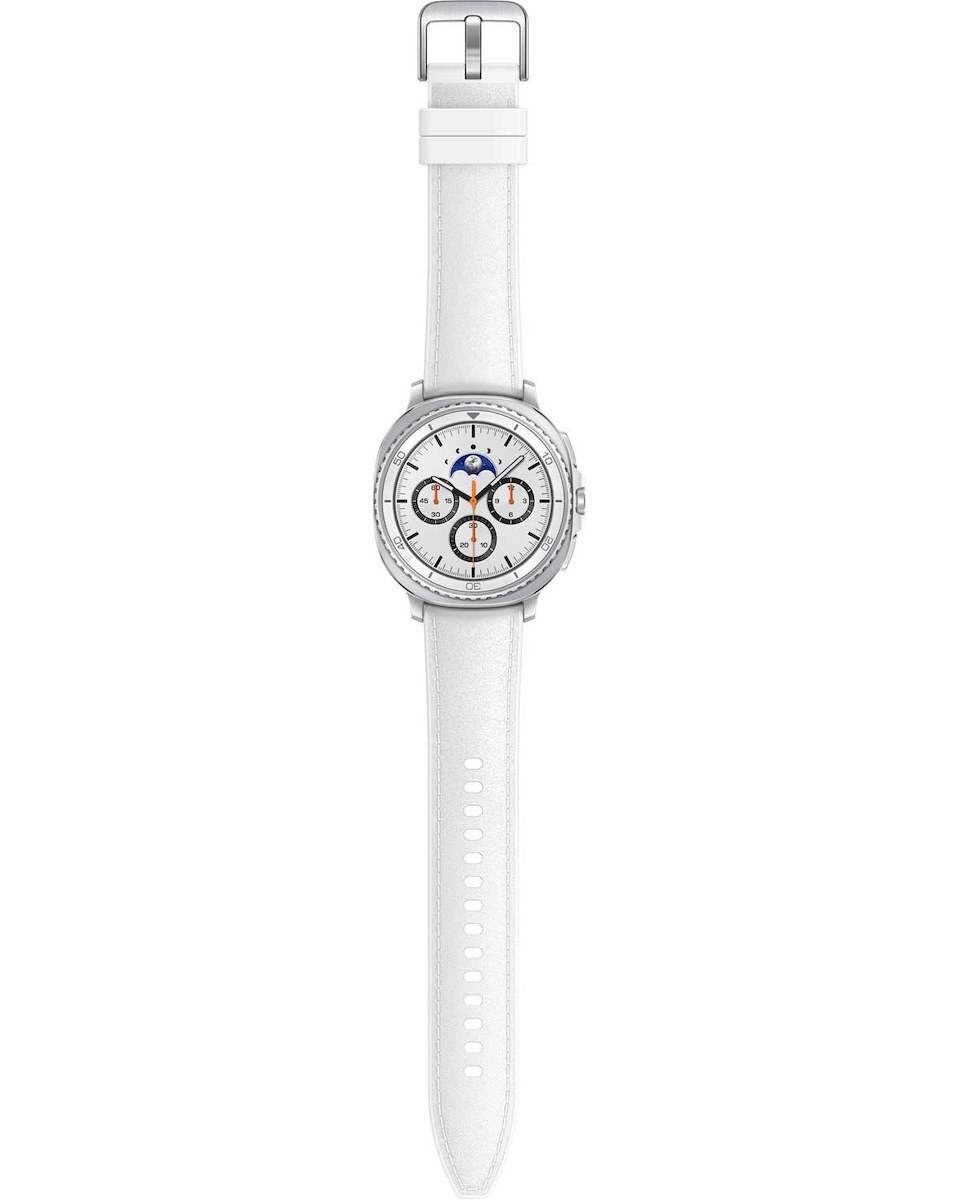 Samsung Galaxy Watch8 Classic Stainless Steel 46mm Waterproof with eSIM and Heart Rate Monitor (White) view 7