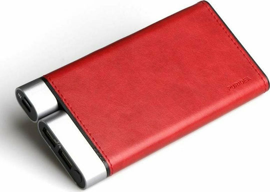 Puridea X01 Power Bank 10000mAh with 2 USB-A Ports Red