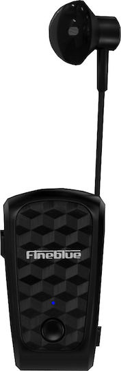 Fineblue FQ-10R PRO Earbud Bluetooth Handsfree Earphone Lapel Black