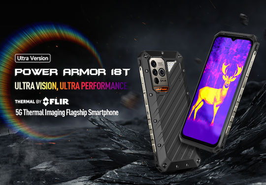 Ulefone Power Armor 18T Ultra 5G Dual SIM (12GB/512GB) Resistant Smartphone Black vue 4