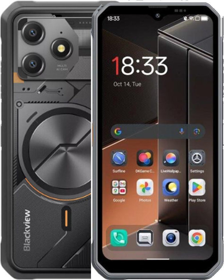 BlackView Fort 100 Dual SIM (8GB/128GB) Resistant Smartphone Cosmic Black view 1