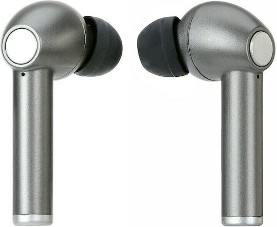 Lampa In-ear Bluetooth Handsfree Earphones with Charging Case Silver view 2