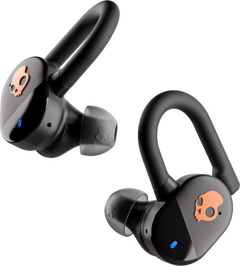 Skullcandy Push Play Active In-ear Bluetooth Handsfree Earphones with Sweat Resistance and Charging Case Black/Orange vista 3