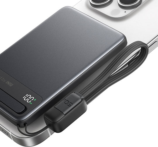 Iniu MagPro Slim MagSafe Power Bank 5000mAh 15W with USB-C Port Black view 4