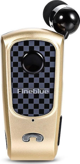 Fineblue F Plus In-ear Bluetooth Handsfree Earphone Lapel Gold vista 2
