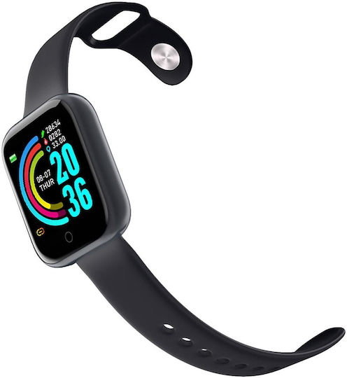 Celly TRAINERBEAT Smartwatch (Black / Green Strap) – vizualizare 2