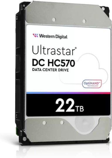 Western Digital Ultrastar DC HC570 512E SE P3 DC 22TB HDD Hard Drive 3.5" SAS 3.0 7200rpm with 512MB Cache for Server 0F48052 view 6