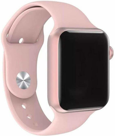 Smartwatch with Heart Rate Monitor (Pink) vista 3