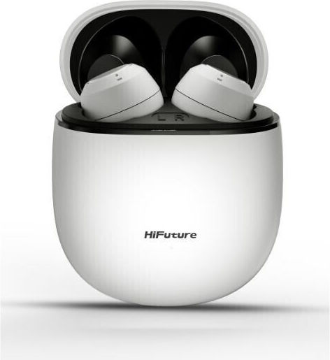 HiFuture Olymbuds3 Bluetooth Handsfree Earphones with Charging Case White view 9