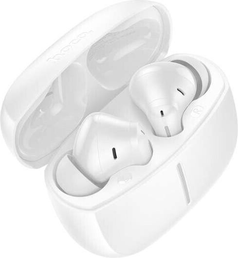 Hoco EQ34 Plus In-ear Bluetooth Handsfree Earphones with Charging Case White view 1