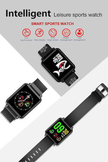 Colmi Land 1 46mm Smartwatch with Heart Rate Monitor (Black) vista 4