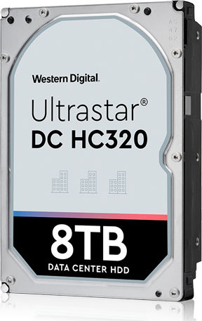 Western Digital Ultrastar DC HC320 8TB HDD Hard Drive 3.5" SATA III 7200rpm with 256MB Cache for NAS / Server 0B36404 HUS728T8TALE6L4 view 4