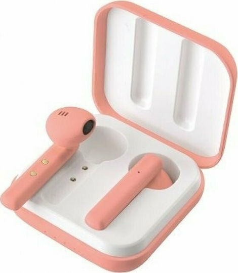 Ledwood LD-M1011-TWS In-ear Bluetooth Handsfree Earphones with Charging Case Pink