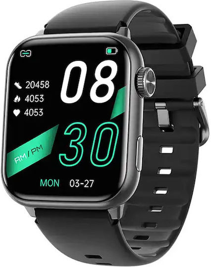 Awei H26 Smartwatch with Heart Rate Monitor (Black)