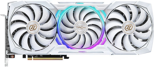 ASRock Radeon RX 7900 XTX 24GB GDDR6 Taichi White OC Graphics Card vue 2
