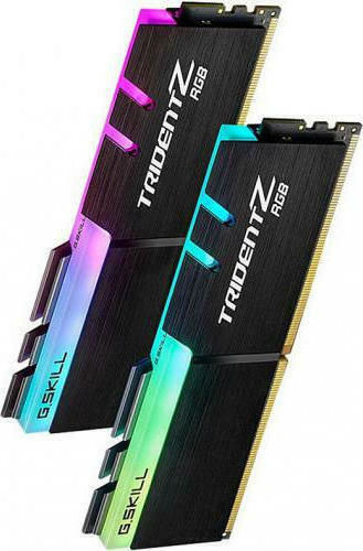 G.Skill Trident Z RGB DDR4 16GB RAM with 2x8GB Modules and Speed 3600 for Desktop F4-3600C18D-16GTZRX vue 3