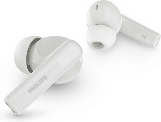 Philips TAT2520WT In-ear Bluetooth Handsfree Earphones with Sweat Resistance and Charging Case White view 2