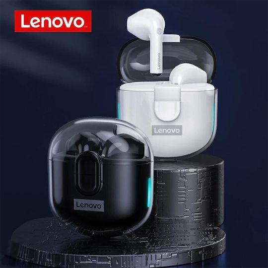 Lenovo LP12 Earbud Bluetooth Handsfree Earphones with Charging Case White view 3