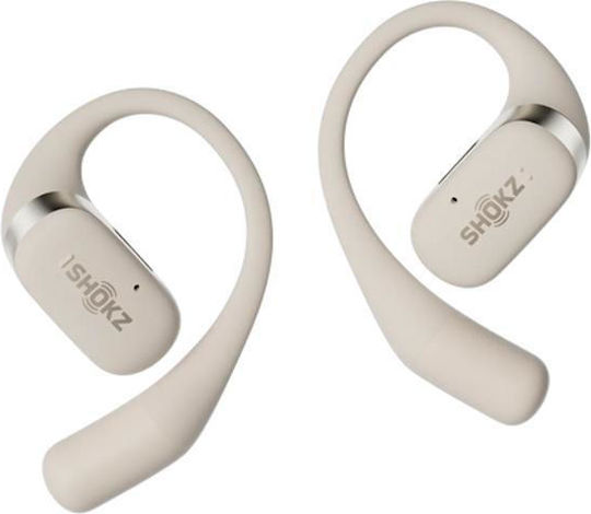 Aftershokz Openfit Open Ear Bluetooth Handsfree Earphones with Sweat Resistance and Charging Case White vista 3