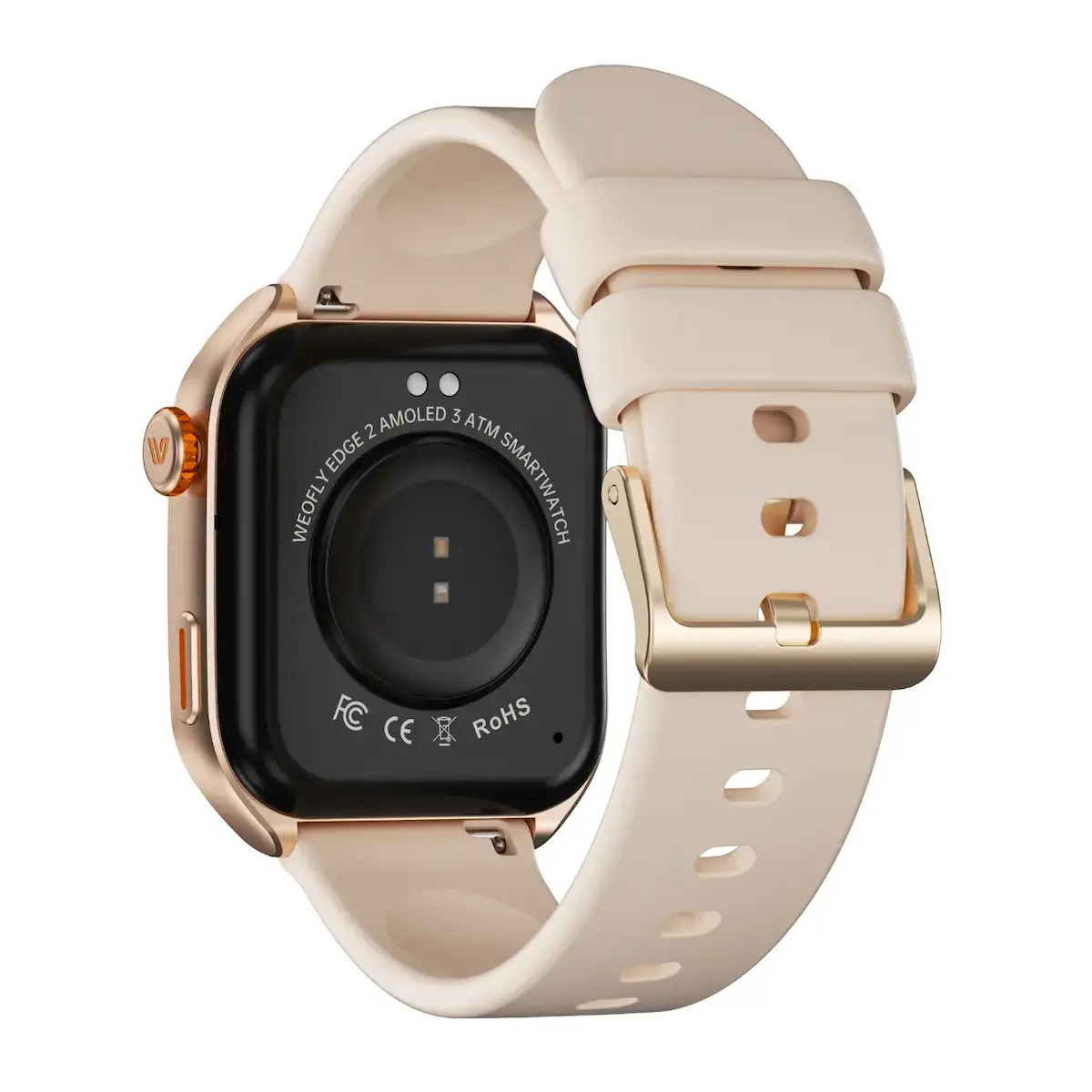Weofly Edge 2 Aluminium 45mm Smartwatch with Heart Rate Monitor (Gold) view 5