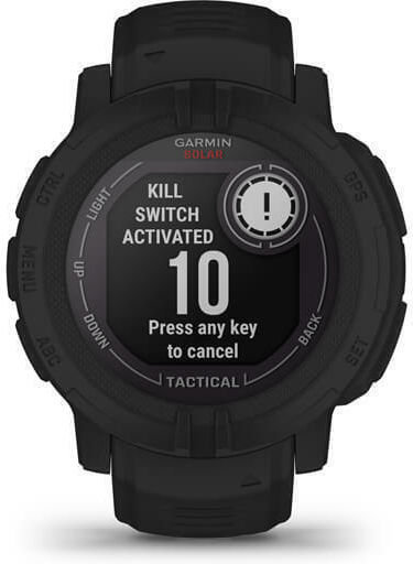 Garmin Instinct 2 Solar Tactical Edition 45mm Waterproof Smartwatch with Heart Rate Monitor (Black) view 9