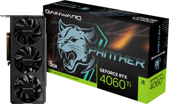 Gainward GeForce RTX 4060 Ti 16GB GDDR6 Panther Graphics Card view 1