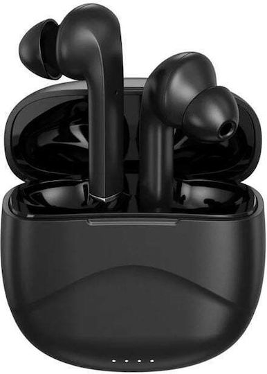 24ADBE05202 In-ear Bluetooth Handsfree Earphones with Charging Case Black