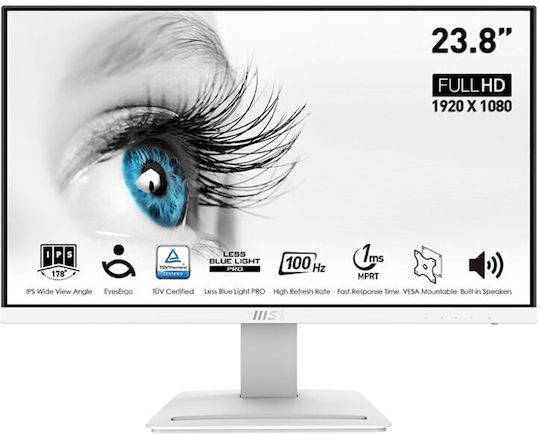 MSI PRO MP243 IPS Monitor 23.8" FHD 1920x1080 with Response Time 4ms GTG vue 9