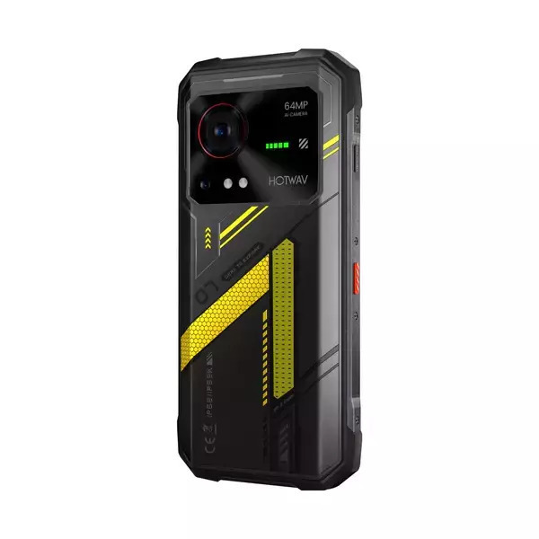 Hotwav Hyper 7 5G Dual SIM (8GB/256GB) Resistant Smartphone Yellow view 6