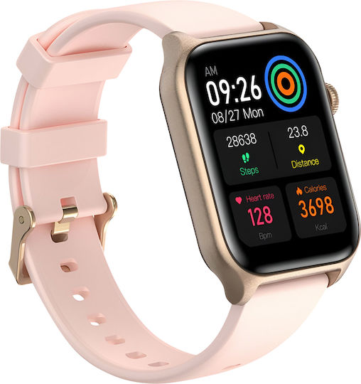 Riversong Motive 9E Smartwatch with Heart Rate Monitor (Rose Gold) view 4