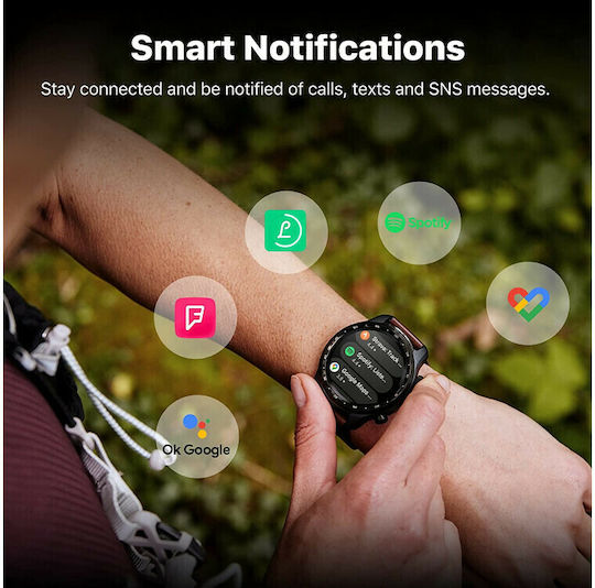 Ticwatch Pro 3 Ultra Stainless Steel 48mm Waterproof Smartwatch with Heart Rate Monitor (Shadow Black) view 8
