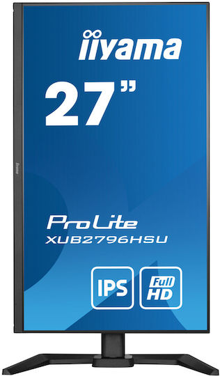 Iiyama ProLite XUB2796HSU-B5 27" FHD 1920x1080 IPS Monitor vue 3