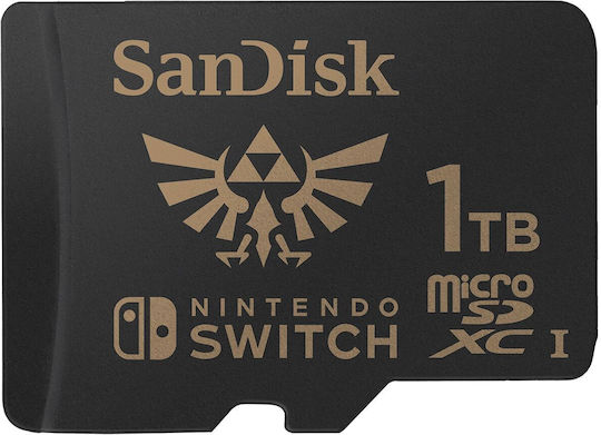 Sandisk Nintendo Switch Zelda Edition microSDXC 1TB Class 10 U3 UHS-I view 1